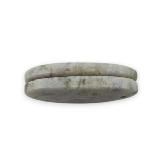 Jade peace pair of cabochons with hole 25x13 mm no P553