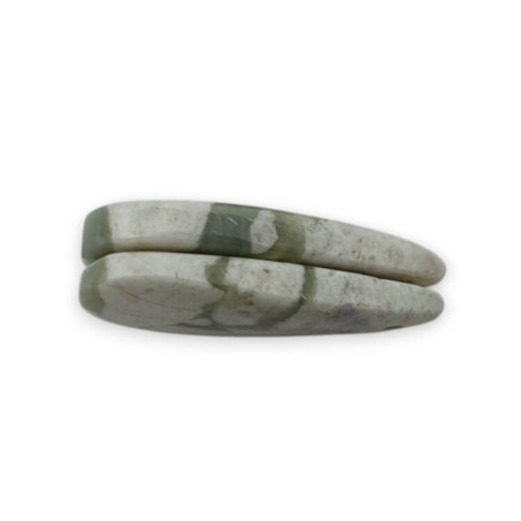 Jade peace pair of cabochons with hole 25x13 mm no P554 Jade peace pair of cabochons with hole 25x13 mm no P554