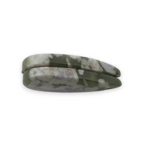 Jade peace pair of cabochons with hole 25x13 mm no. P559 Jade peace pair of cabochons with hole 25x13 mm no. P559