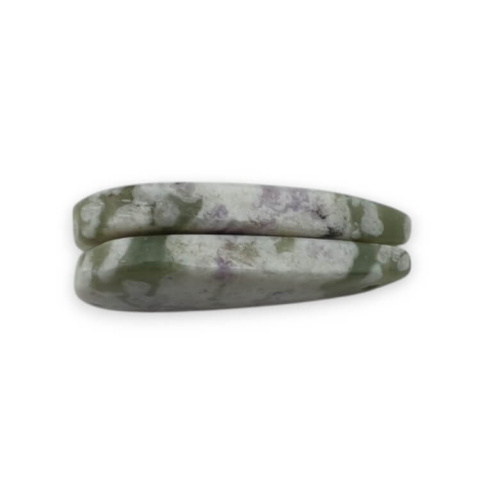 Jade peace pair of cabochons with hole 26x12 mm no P520 Jade peace pair of cabochons with hole 26x12 mm no P520
