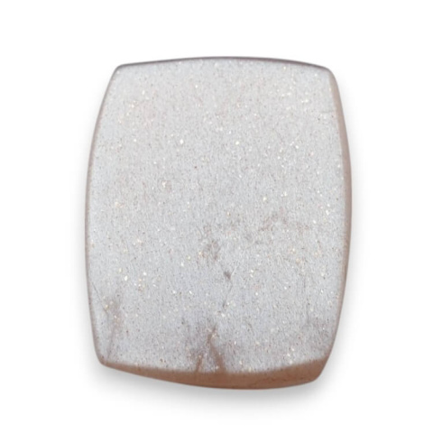 Peach moonstone carved cabochon 19x15 mm no 43