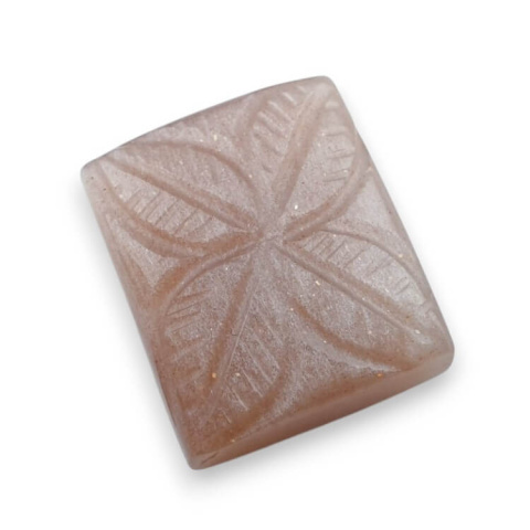 Moonstone peach cabochon carving 20x16 mm no 54 Moonstone peach cabochon carving 20x16 mm no 54