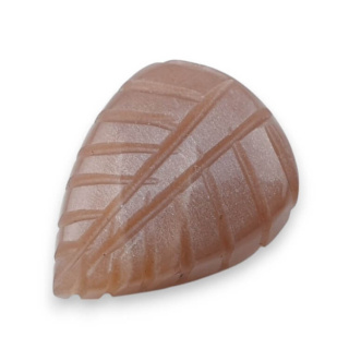 Moonstone peach cabochon carving 22x17 mm no 76