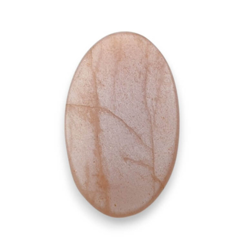 Moonstone peach cabochon carving 23x14 mm no 101 Moonstone peach cabochon carving 23x14 mm no 101