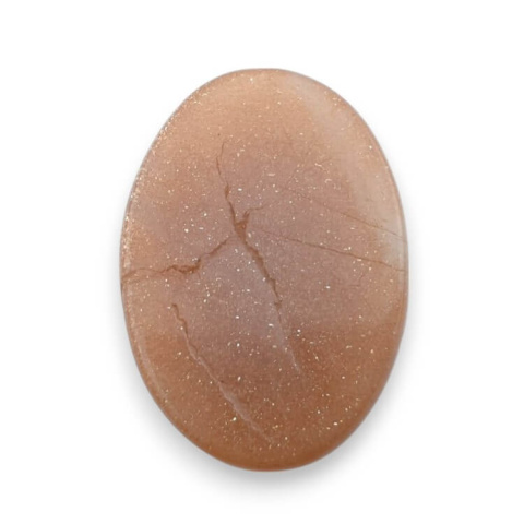 Moonstone peach cabochon carving 23x16 mm no 81 Moonstone peach cabochon carving 23x16 mm no 81