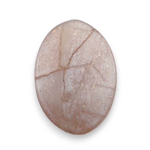 Peach moonstone carved cabochon 24x16 mm no 60 Peach moonstone carved cabochon 24x16 mm no 60