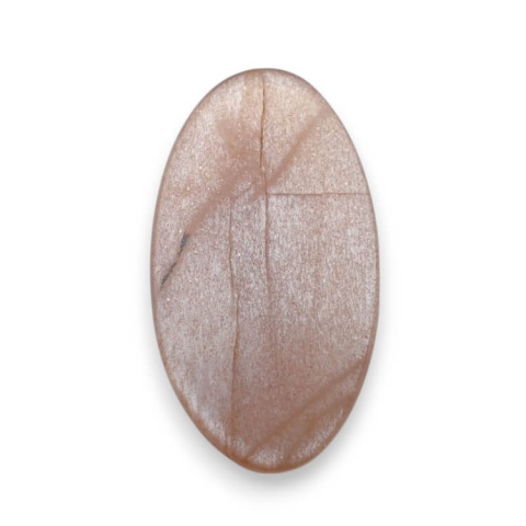 Kamień księżycowy brzoskwiniowy kaboszon carving 26x14 mm nr 90 Kamień księżycowy brzoskwiniowy kaboszon carving 26x14 mm nr 90