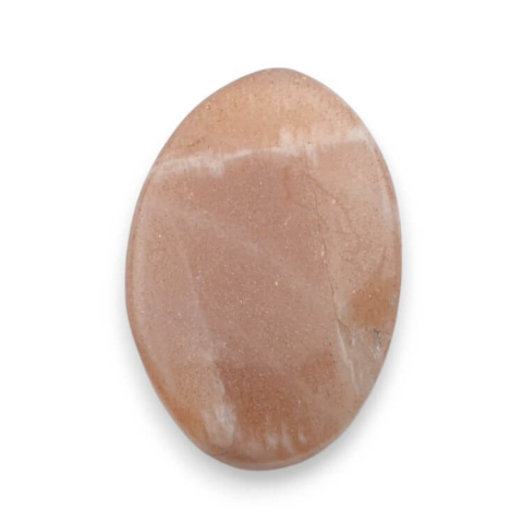 Moonstone peach cabochon carving 26x17 mm no. 37 Moonstone peach cabochon carving 26x17 mm no. 37
