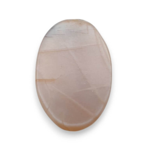 Peach moonstone carved cabochon 26x18 mm no 58 Peach moonstone carved cabochon 26x18 mm no 58