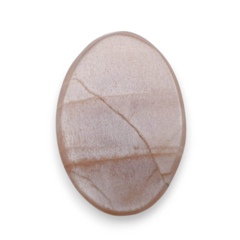 Peach moonstone carved cabochon 27x18 mm no 80 Peach moonstone carved cabochon 27x18 mm no 80