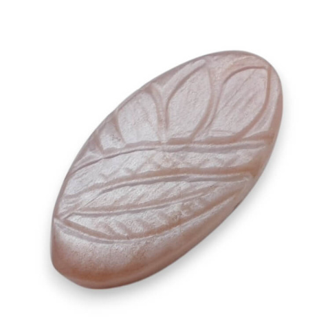 Peach moonstone carved cabochon 28x15 mm no 33 Peach moonstone carved cabochon 28x15 mm no 33