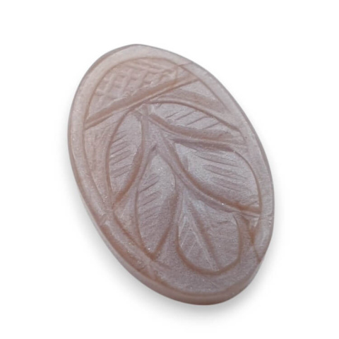 Peach moonstone carved cabochon 29x19 mm no 74 Peach moonstone carved cabochon 29x19 mm no 74
