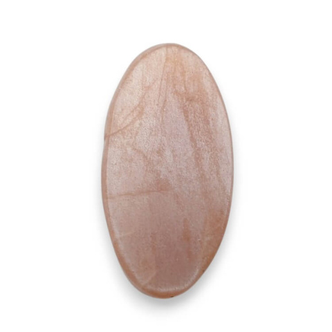 Peach moonstone carved cabochon 30x15 mm no 70 Peach moonstone carved cabochon 30x15 mm no 70