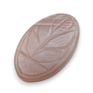 Moonstone peach cabochon carving 30x19 mm no 87