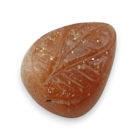 Kamień słoneczny kaboszon carving 18x15 mm nr 48 Kamień słoneczny kaboszon carving 18x15 mm nr 48