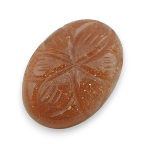 Sunstone cabochon carving 21x15 mm no. 15 Sunstone cabochon carving 21x15 mm no. 15