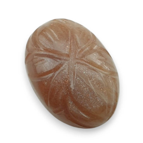 Sunstone cabochon carving 21x15 mm no 36 Sunstone cabochon carving 21x15 mm no 36