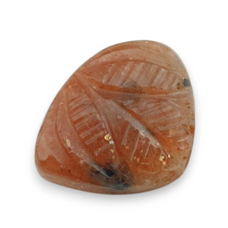 Kamień słoneczny kaboszon carving 21x16 mm nr 21