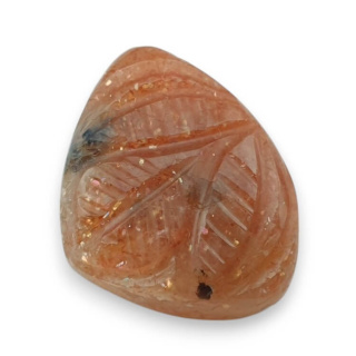 Kamień słoneczny kaboszon carving 21x16 mm nr 21