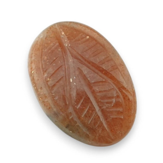 Kamień słoneczny kaboszon carving 22x15 mm nr 5