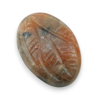 Kamień słoneczny kaboszon carving 22x16 mm nr 12