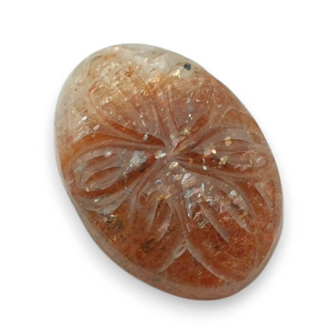 Sunstone carved cabochon 23x17 mm no 29 Sunstone carved cabochon 23x17 mm no 29