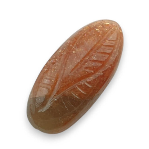 Sunstone cabochon carving 24x11 mm no. 24 Sunstone cabochon carving 24x11 mm no. 24