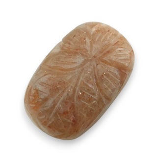 Kamień słoneczny kaboszon carving 24x16 mm nr 7