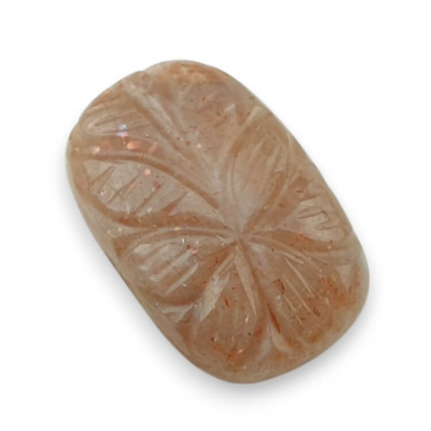 Sunstone carved cabochon 24x16 mm no 7 Sunstone carved cabochon 24x16 mm no 7