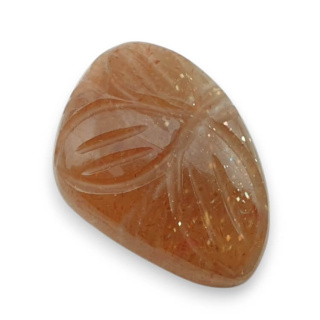 Kamień słoneczny kaboszon carving 24x17 mm nr 18