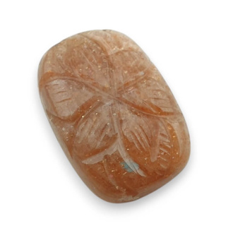 Kamień słoneczny kaboszon carving 25x17 mm nr 2