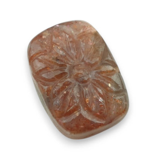 Kamień słoneczny kaboszon carving 25x18 mm nr 9