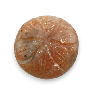 Kamień słoneczny kaboszon carving fi 18 mm nr 35