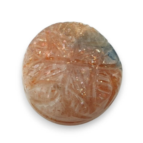 Sunstone cabochon carving fi 19 mm no 10 Sunstone cabochon carving fi 19 mm no 10