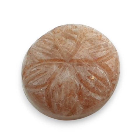 Sunstone cabochon carving fi 20 mm no 43 Sunstone cabochon carving fi 20 mm no 43