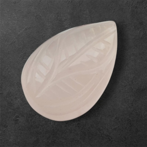 Pink quartz carved cabochon 23x16 mm no 26 Pink quartz carved cabochon 23x16 mm no 26