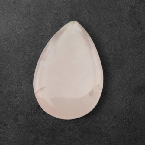 Pink quartz carved cabochon 23x16 mm no 26 Pink quartz carved cabochon 23x16 mm no 26