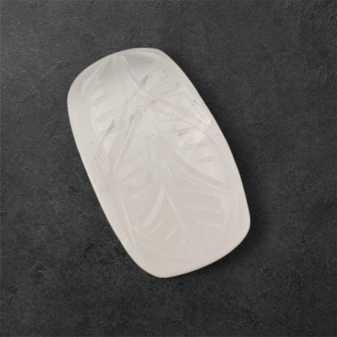 Pink quartz carved cabochon 24x15 mm no 25 Pink quartz carved cabochon 24x15 mm no 25