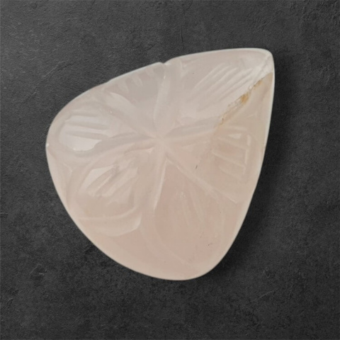Rose quartz cabochon carving 24x20 mm no 11 Rose quartz cabochon carving 24x20 mm no 11