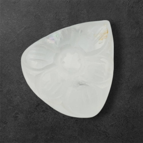 Pink quartz carved cabochon 25x22 mm no 17 Pink quartz carved cabochon 25x22 mm no 17