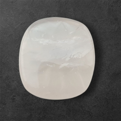 Pink quartz carved cabochon 25x22 mm no 1 Pink quartz carved cabochon 25x22 mm no 1