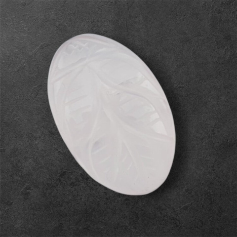 Pink quartz carved cabochon 26x17 mm no 51 Pink quartz carved cabochon 26x17 mm no 51