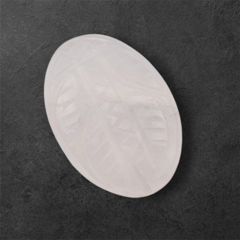 Pink quartz carved cabochon 26x18 mm no 56 Pink quartz carved cabochon 26x18 mm no 56