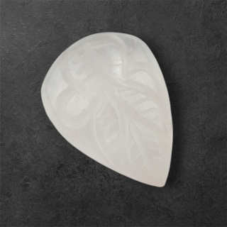 Rose quartz cabochon carving 26x20 mm no. 18