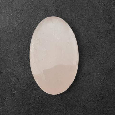 Pink quartz carved cabochon 28x17 mm no 20 Pink quartz carved cabochon 28x17 mm no 20