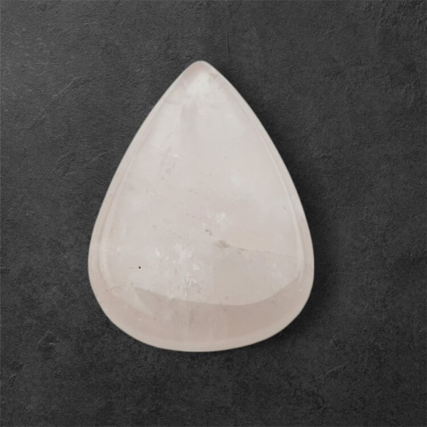 Rose quartz cabochon carving 28x21 mm no. 15 Rose quartz cabochon carving 28x21 mm no. 15