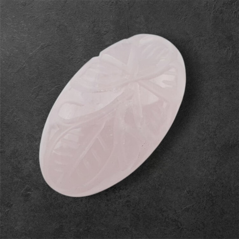 Rose quartz cabochon carving 30x17 mm no 49 Rose quartz cabochon carving 30x17 mm no 49