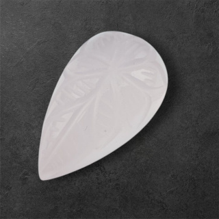 Rose quartz cabochon carving 30x18 mm no 42