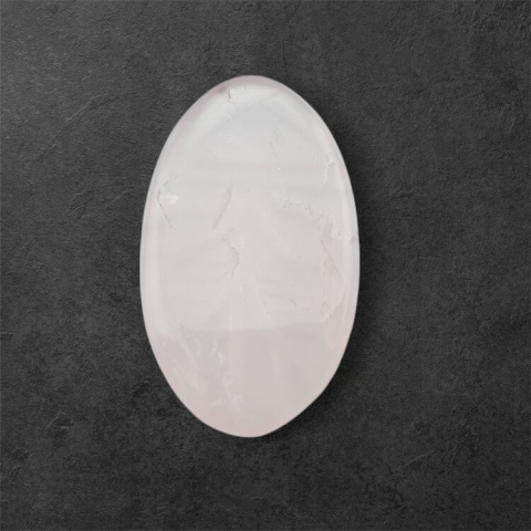 Pink quartz carved cabochon 31x18 mm no 37 Pink quartz carved cabochon 31x18 mm no 37