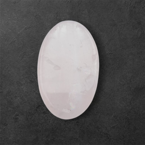 Rose quartz cabochon carving 31x19 mm no. 28 Rose quartz cabochon carving 31x19 mm no. 28